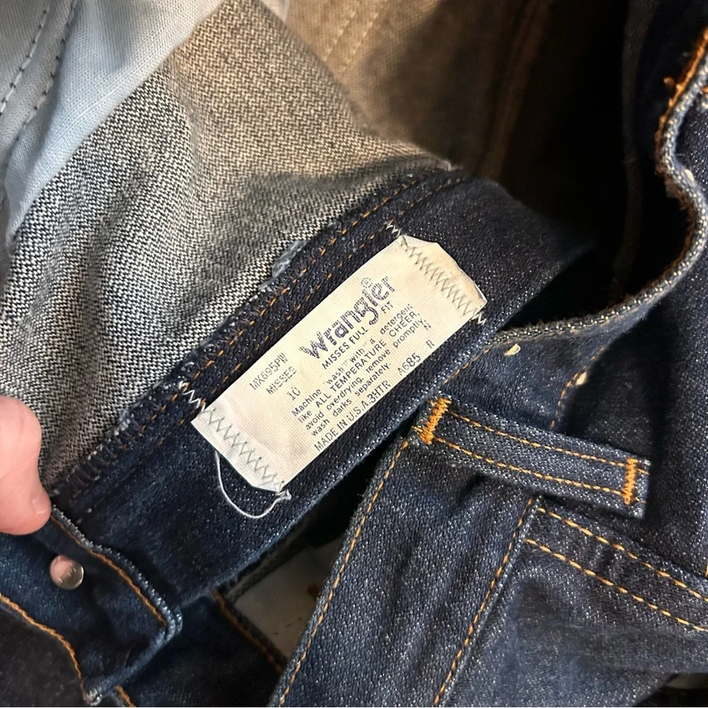 Vintage Wrangler Straight High Rise Jeans Size 2/4 Altered